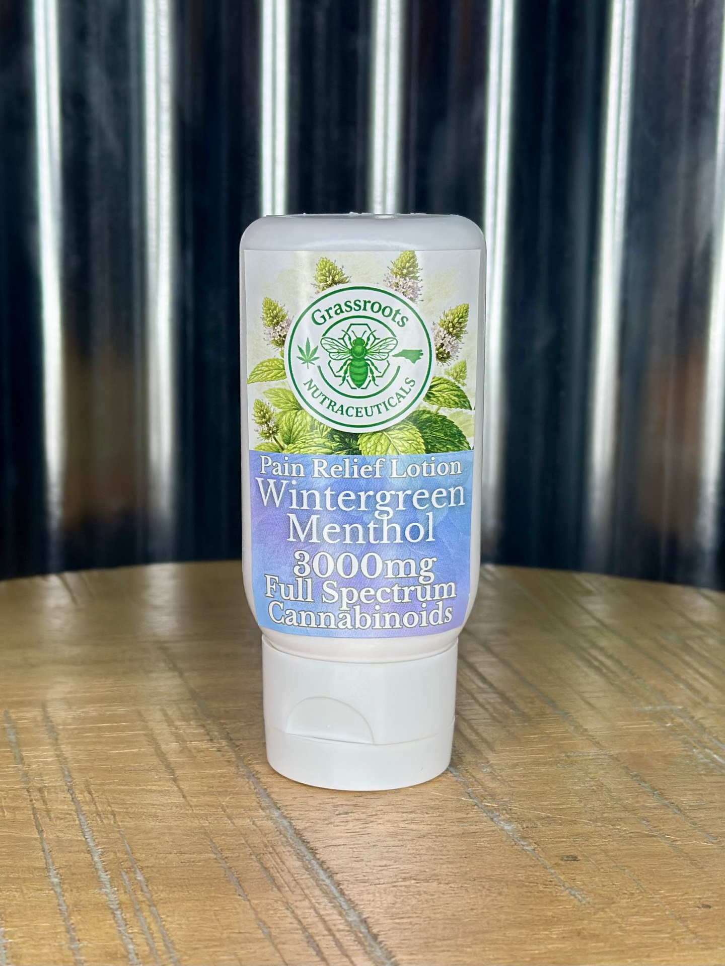 Grassroots Wellness | Lotion | 3000mg | 2oz / Wintergreen Menthol